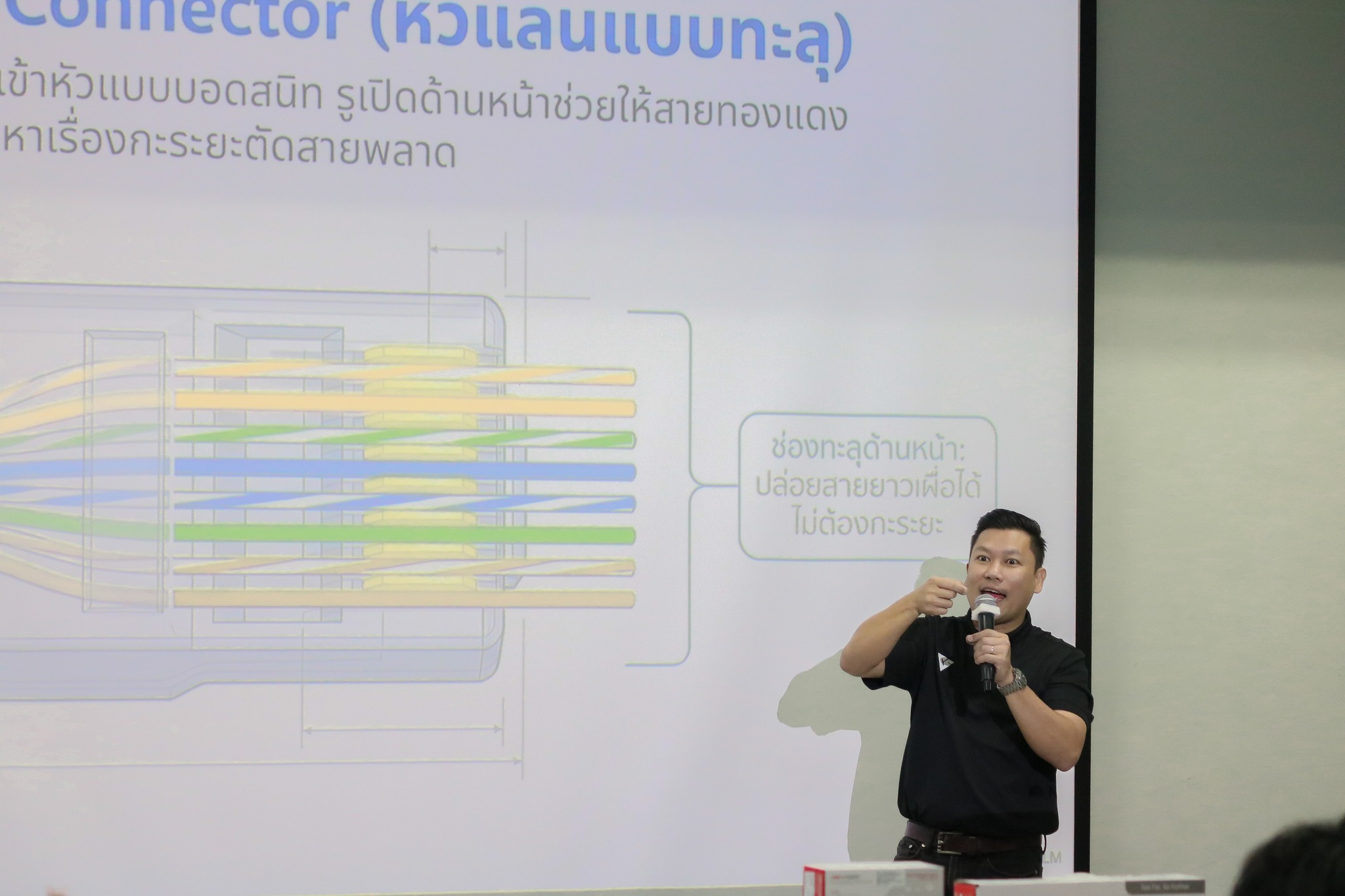 คณะเทคโนโลยีสารสนเทศ โดยสาขาวิชาคอมพิวเตอร์ (ค.บ.) จัดการอบรมเชิงปฏิบัติการWork Integrated Learning วิชาเครือข่ายคอมพิวเตอร์ เชิงบูรณาการและรักษาความปลอดภัยระบบกล้องโทรทัศน์วงจรปิด (IP-CCTV) ณ ห้องประชุมวรชัยเยาวปาณี อาคารราชพฤกษ์ คณะเทคโนโลยีสารสนเทศ - รูปที่ 17